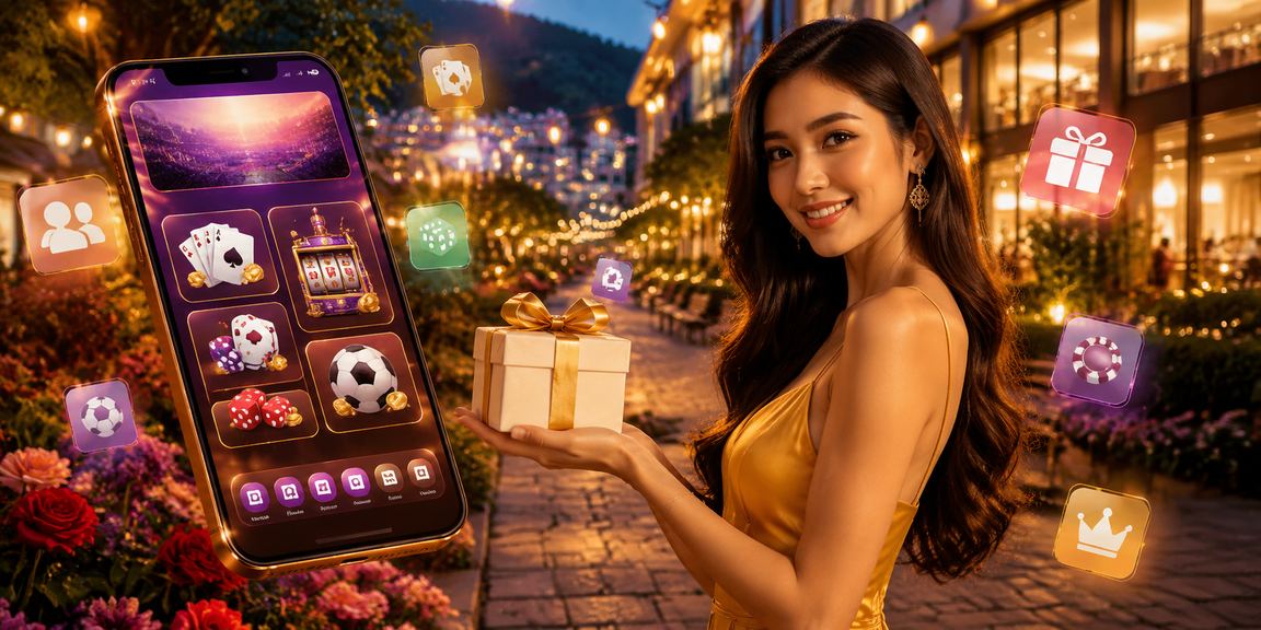 Pengguna menikmati pertaruhan mudah alih spskt4 melalui aplikasi